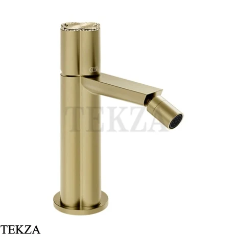 Gessi Ludovica Смеситель для биде crystals, с донным клапаном 76367-727, шампань Brushed