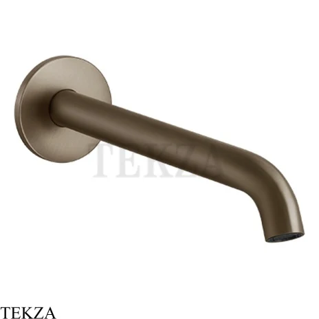 Gessi 316 FLESSA Излив для раковины настенный длинный 54110-761, Coffee Bronze Brushed PVD