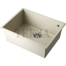 Omoikiri Tedori 54-U Кухонная мойка Tetogranit прямоугольная 4993989 ваниль