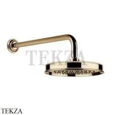 Gessi VENTI20 Верхний душ 200 с настенным креплением 65148-735, Warm Bronze PVD Gessi VENTI20 Верхний душ 200 с настенным креплением 65148-735, Warm Bronze PVD