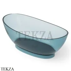 Dea Design Elegant Ванна отдельностоящая овальная 155x78 Glasstech DD8620 1550 R11, Dark Blue R11