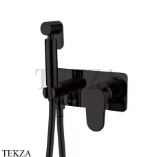 Boheme SPECTRE Гигиенический душ со смесителем, комплект 457-B, черный матовый