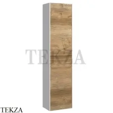 Aqwella MOBI Подвесной пенал с двумя дверьми «push-to-open» MOB0535W23, белый глянец/дуб Aqwella MOBI Подвесной пенал с двумя дверьми «push-to-open» MOB0535W23, белый глянец/дуб