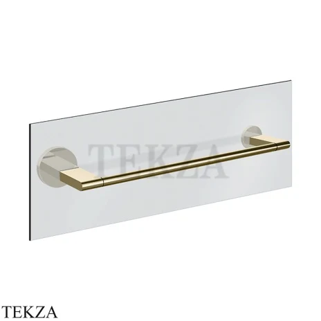 Gessi Origini Полотенцедержатель для крепления на стекло, 30 см 66511-710, Brass PVD