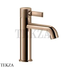 Gessi INCISO Смеситель для раковины низкий, с донным клапаном 58001-030, Copper глянец