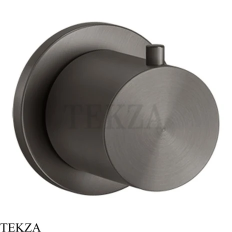 Gessi 316 WELLNESS Запорный вентиль, внешняя часть 54564-707, Black Metal Brushed PVD