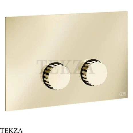 Gessi Incastri Клавиша смыва для инсталляции SANIT, Villeroy&Boch 75619-710, шампань глянец