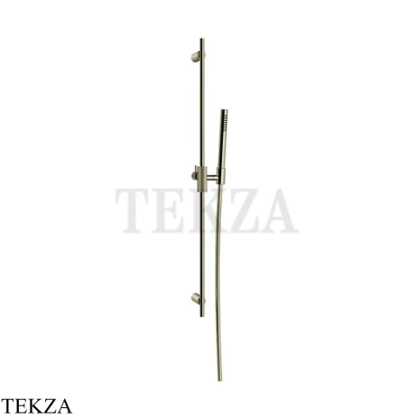 Gessi ANELLO Штанга в комплекте с душевой лейкой 63484-720, Nickel PVD