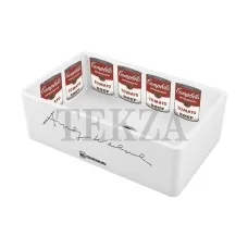 Omoikiri Mikura 76-Warhol Кухонная мойка Natceramic прямоугольная 4993025 белый