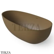 Dea Design Modern Ванна отдельностоящая овоидная 180x90 Solid Surface DD8608 1800 1, Dark Camel №1