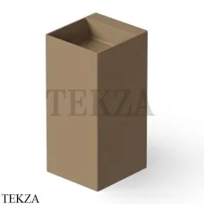 Dea Design Pedestal Basin Раковина напольная квадратная Solid Surface DD2019 420 2, Light Camel №2