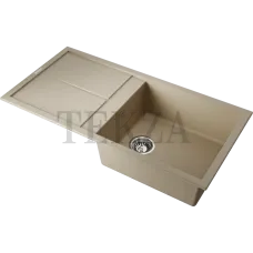 Omoikiri Sumi 100 Кухонная мойка Tetogranit прямоугольная с крылом 4993661 шампань