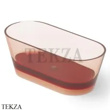 Dea Design Shadow Ванна отдельностоящая овальная 160x70 Glasstech DD8606 1600 R9, Brown Copper R9