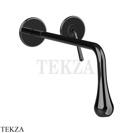 Gessi Goccia Смеситель для раковины под размер, внешняя часть 33090-706, Black Metal PVD