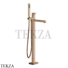 Gessi Rettangolo Смеситель для ванны напольный, внешняя часть 24961-030, Copper глянец