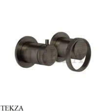 Gessi ANELLO Смеситель для душа с переключателем 2 потока ванна-душ 63380-187, Aged Bronze Gessi ANELLO Смеситель для душа с переключателем 2 потока ванна-душ 63380-187, Aged Bronze