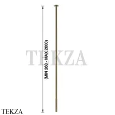 Gessi Incastri Излив для раковины потолочный, под размер 75199-149, Finox Brushed Nickel