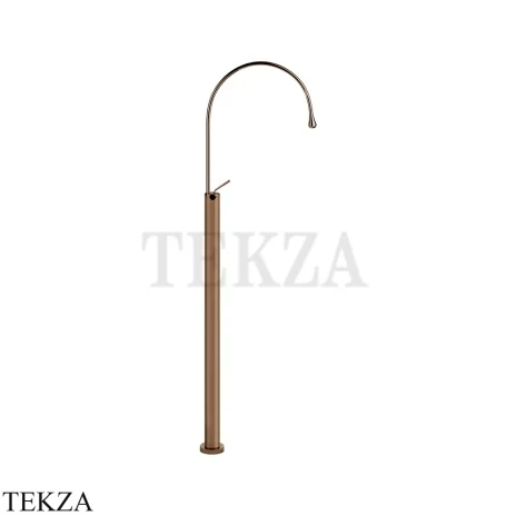 Gessi Goccia Смеситель для раковины напольный, внешняя часть 33630-030, Copper PVD