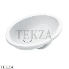 Catalano Italy Раковина врезная снизу без отв. 57 см, с переливом 0727570001, белый глянец
