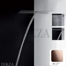 Gessi Private Wellness TREMILLIMETRI Верхний душ, 2 функции 33063#030, Copper глянец