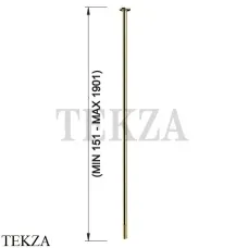 Gessi INCISO Излив для раковины потолочный под размер 15-190 см 58299-710, Brass PVD