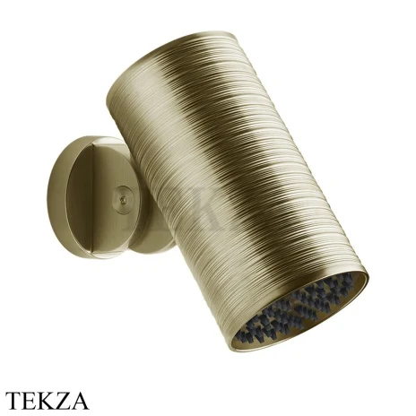 Gessi 316 SPOTWATER TRAME Душевая головка настенного крепления, ливень 57243-727, Brushed Brass PVD