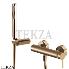 FIMA Carlo Frattini SNAP Смеситель для душа, с гарнитуром F3115ZL, Amber Bronza