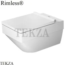 Duravit Vero AIR Унитаз подвесной, без ободка 2525090000, сиденье микролифт SoftClose, белый глянец