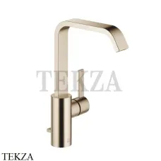 Dornbracht IMO Смеситель для раковины высокий, с донным клапаном 33528671-27, Brushed Light Gold