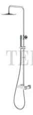 Boheme Stick Стойка-колонна для душа с изливом каскад Stick 128-WCR White Chrome