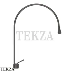 Gessi Goccia Смеситель для раковины высокий, без сливного гарнитура 33603-126, Black Metal Br.