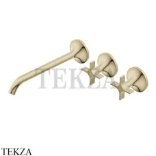 Ritmonio Diametro35 Cross Смеситель для раковины 237, внешняя часть PR53AK202 F37, Frosted Champagne