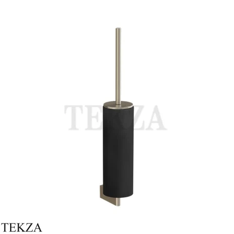 Gessi Origini Туалетный ершик настенный, черный 66420-149, Finox Brushed Nickel