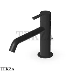 Zucchetti Gill Смеситель для раковины, с донным клапаном ZGL705.N1, черный goffrato