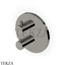 Zucchetti Pan Термостат для душа, 2 выхода, внешняя часть Z94651.C50, metal black