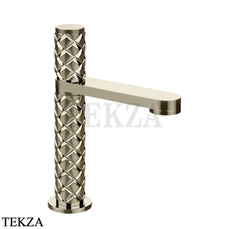Gessi Pelle Tresse Смеситель для раковины, с донным клапаном 78051-720, Nickel PVD