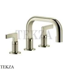 Gessi INCISO Смеситель для раковины, без гарнитура 58012-720, Nickel PVD