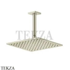 Gessi RILIEVO Потолочная душевая лейка с кронштейном 59155-720, Nickel PVD