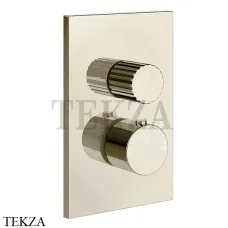 Gessi Incastri Термостат для душа 1 поток, внешняя часть 75133-720, Nickel PVD