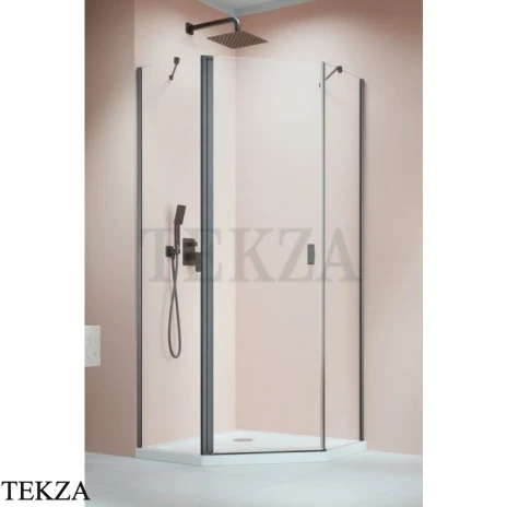 Radaway Nes PTJ Комплект боковых стенок 80х90 см, 10052600-92-01, брашированная оружейная сталь