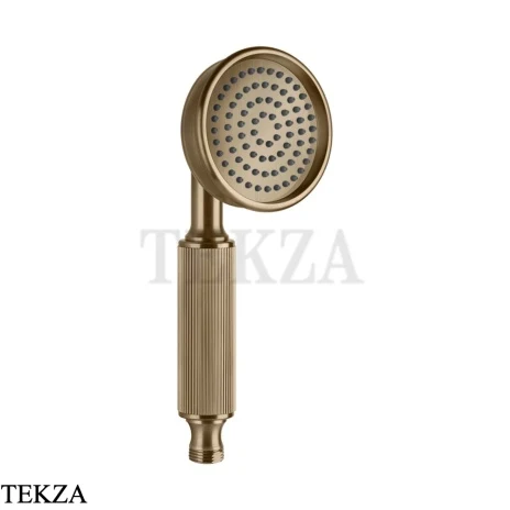 Gessi VENTI20 Душевая лейка с защитой от известкового налёта 65154-726, Warm Steel Br. PVD