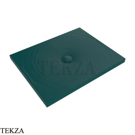 Flaminia Water Drop душевой поддон 100×80×5,5 см, петроль Petrolio матовый