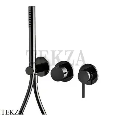 FIMA Carlo Frattini SNAP Смеситель для душа с гарнитуром, внешняя часть F3129WX8NS, черный матовый