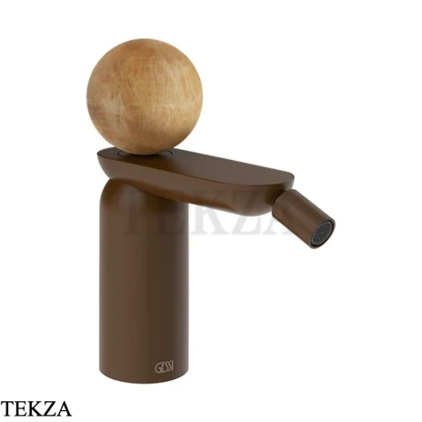 Gessi Perle Смеситель для биде с донным клапаном 74367-845, бронза Dark Brush