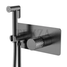 Boheme Stick Гигиенический душ со смесителем Stick 127-GM Gun Metal c ручкой DIAMOND