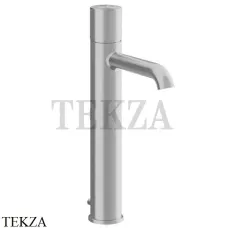 Gessi Habito UNITO Смеситель для раковины высокий, с донным клапаном 70003-149, Finox Brushed Nickel