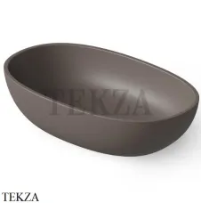 Dea Design Washbasins Раковина настольная овальная Solid Surface DD9078 600 6, Grey Brown №6