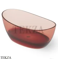 Dea Design Elegant Ванна отдельностоящая овальная 163x85 Glasstech DD8611 1630 R5, Pomegranate R5