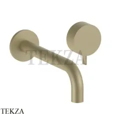 Fantini AF/21 Смеситель для раковины, прогрессивный, внешняя часть 27P6A713B, Matt British Gold