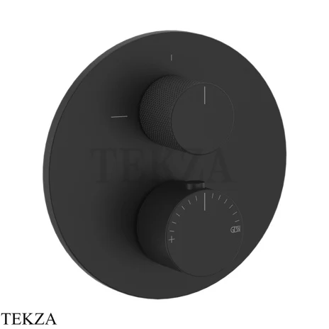 Gessi ANELLO Термостат для душа, 2 потока, внешняя часть 63135-299, Black XL